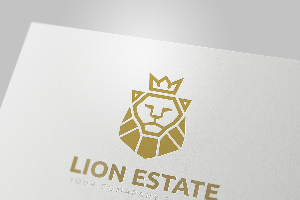 Lion Estate in Logo Templates - product preview 8