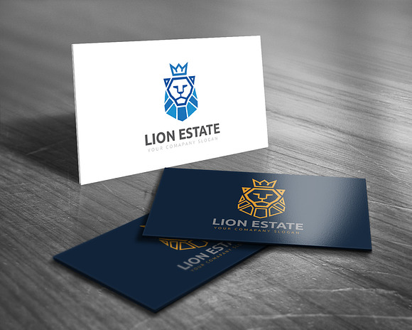 Lion Estate in Logo Templates - product preview 1