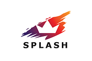 Splash Crown Logo Template