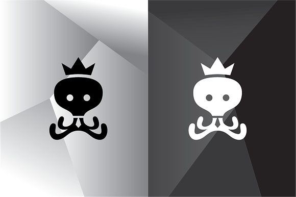 Octopus King Logo Template in Logo Templates - product preview 1