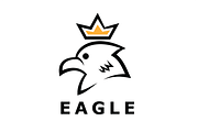 King Eagle Logo Template