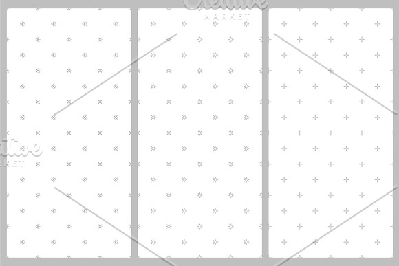 Cute seamless minimalistic patterns in Patterns - product preview 6