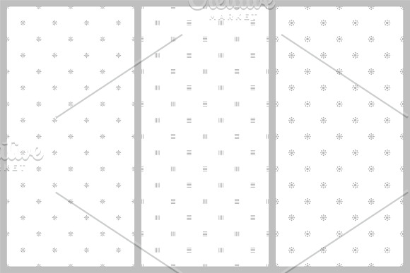 Cute seamless minimalistic patterns in Patterns - product preview 7