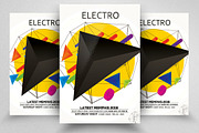 Electro Party Flyer Template