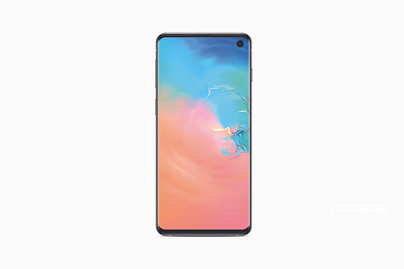 Samsung Galaxy S10 Mockup PSD in Mobile & Web Mockups - product preview 1