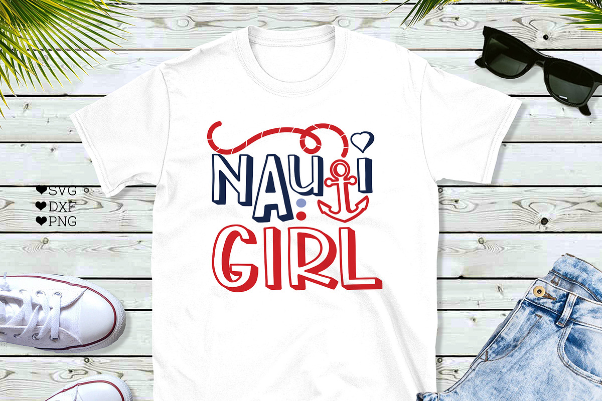 Nauti Boy Nauti Girl Cut File in Illustrations - product preview 8