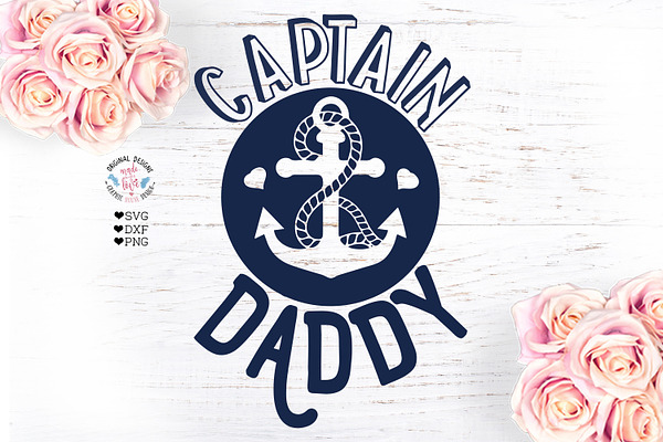 Captain Dadddy - Nautical Dad Design