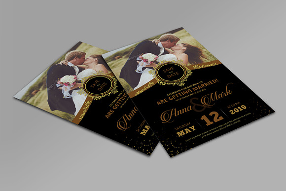 Wedding Invitation in Card Templates - product preview 1