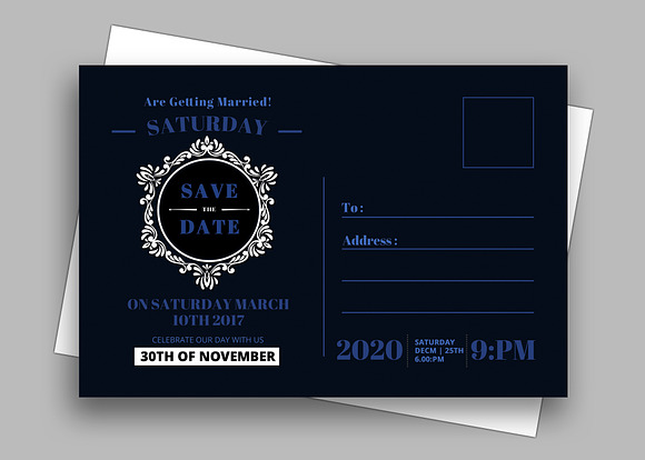 Wedding Invitation in Card Templates - product preview 3