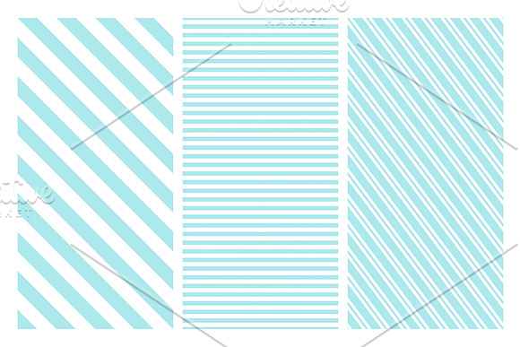 Delicate seamless striped patterns in Patterns - product preview 5