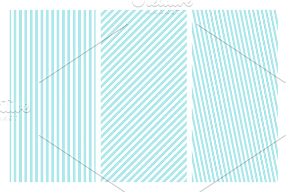 Delicate seamless striped patterns in Patterns - product preview 6