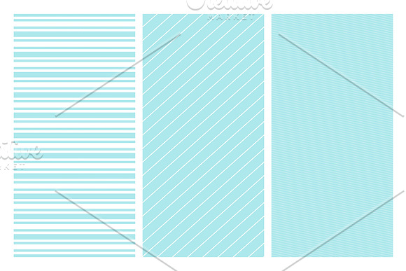 Delicate seamless striped patterns in Patterns - product preview 7