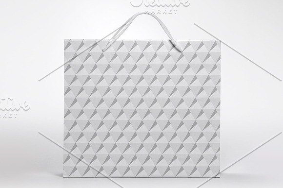 White geometric seamless 3d textures in Textures - product preview 3