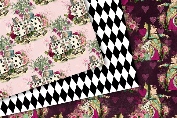 Blush Alice in Wonderland Patterns in Patterns - product preview 1