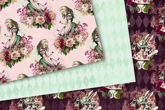 Blush Alice in Wonderland Patterns in Patterns - product preview 2