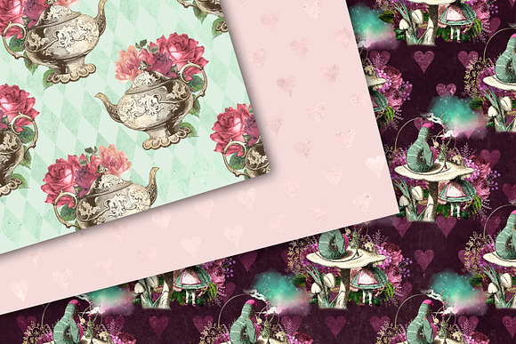 Blush Alice in Wonderland Patterns in Patterns - product preview 3