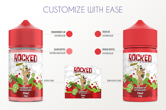 eLiquid Bottle Mockup v. 75ml-A Plus in Product Mockups - product preview 1