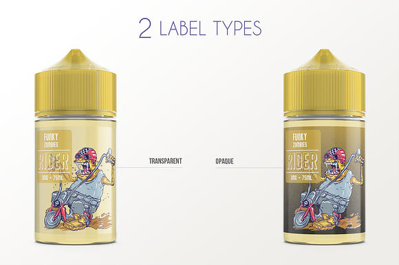 eLiquid Bottle Mockup v. 75ml-A Plus in Product Mockups - product preview 4