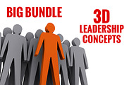 Big bundle of 3D leadership concepts