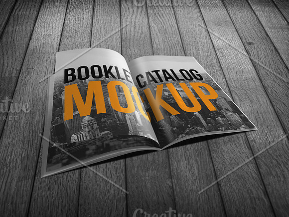 Booklet Catalog Mockup in Print Mockups - product preview 2