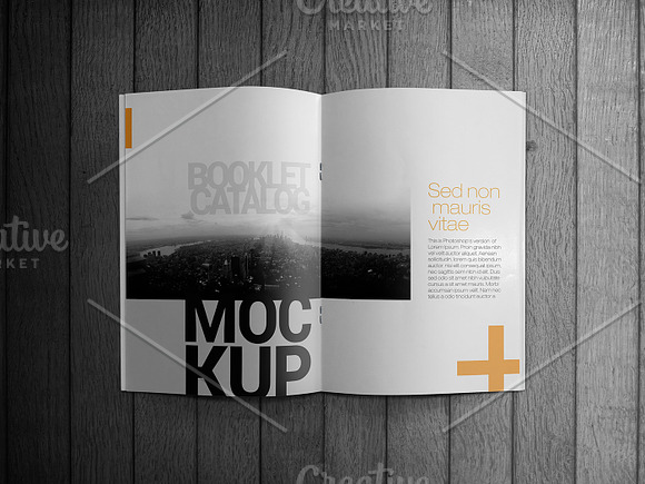 Booklet Catalog Mockup in Print Mockups - product preview 7