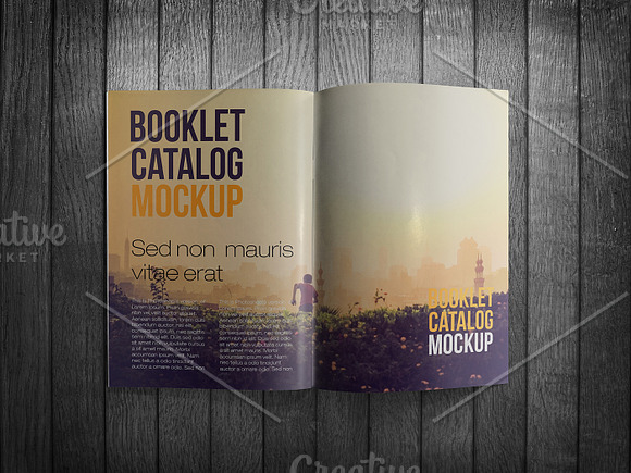 Booklet Catalog Mockup in Print Mockups - product preview 9