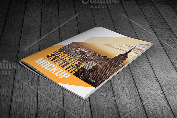 Booklet Catalog Mockup in Print Mockups - product preview 10