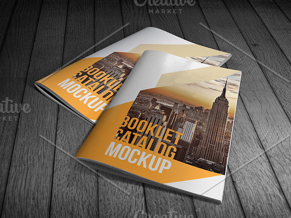 Booklet Catalog Mockup in Print Mockups - product preview 11