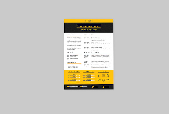 Mix Resume Designer in Resume Templates - product preview 2