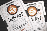 Latte Art Competition Flyer