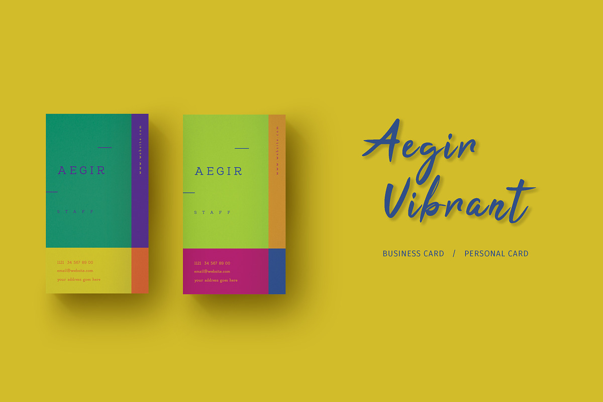 AEGIR Business Card in Business Card Templates - product preview 8