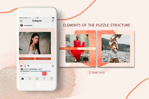 Sensual Instagram Posts and Stories in Instagram Templates - product preview 2