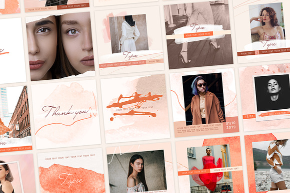 Sensual Instagram Posts and Stories in Instagram Templates - product preview 7