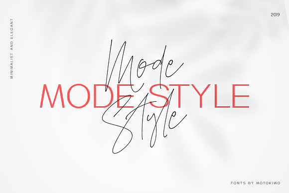 Mode Style | Font Duo in Sans-Serif Fonts - product preview 10