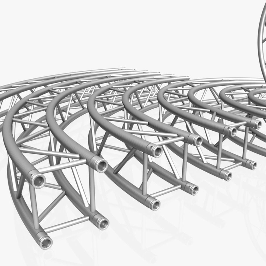Circle Square Truss Collection in Electronics - product preview 14