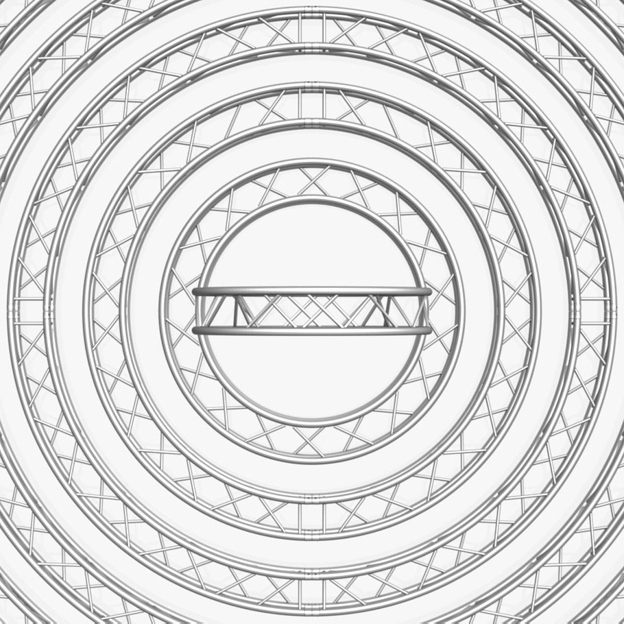 Circle Square Truss Collection in Electronics - product preview 22