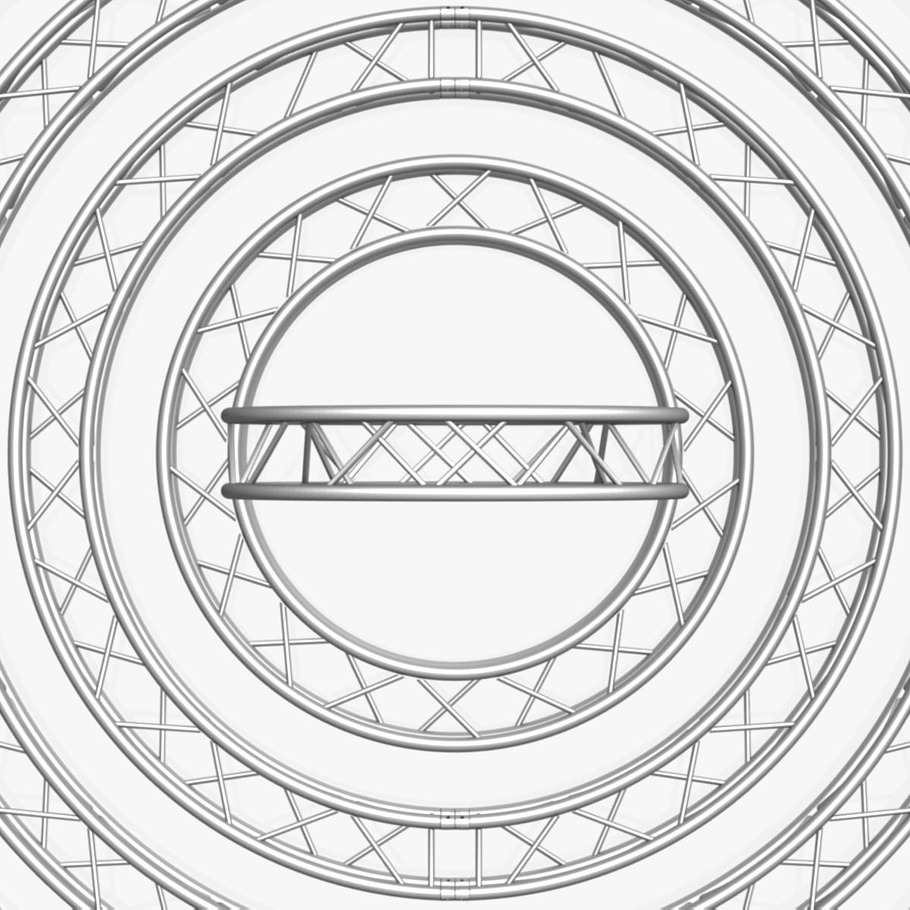 Circle Square Truss Collection in Electronics - product preview 24