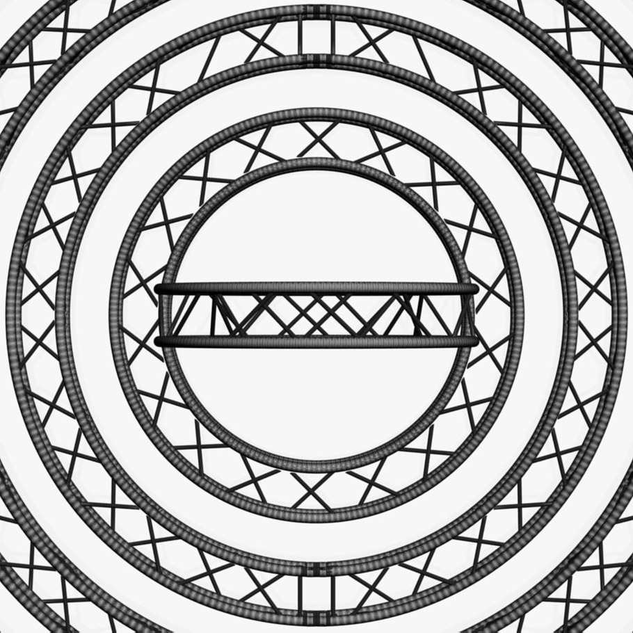 Circle Square Truss Collection in Electronics - product preview 25