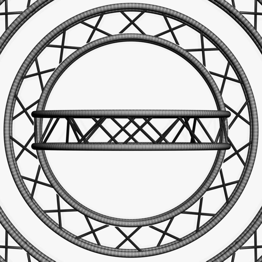 Circle Square Truss Collection in Electronics - product preview 27