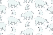 Set of Polar Bears and Pattern