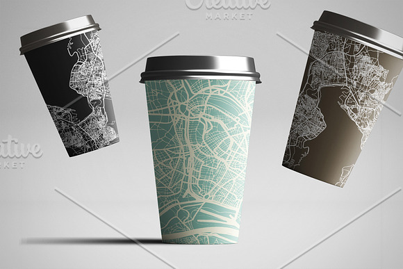Charleroi City Map in Retro Style. in Illustrations - product preview 2