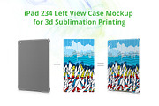 iPad 234 3dCase Design Mockup