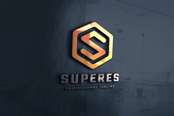 Superes Letter S Logo in Logo Templates - product preview 1