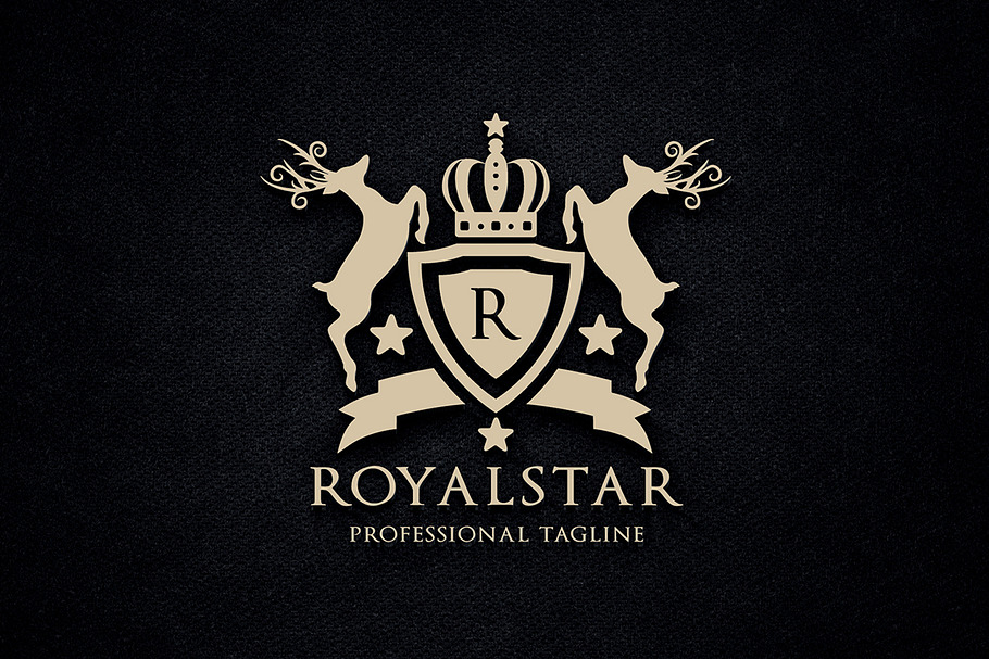 Royal Star Deer Logo in Logo Templates - product preview 8