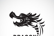 Vector of dragon head design. Icon.