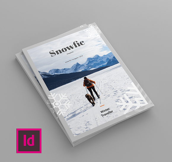 Snowfic - Magazine Template in Magazine Templates - product preview 1
