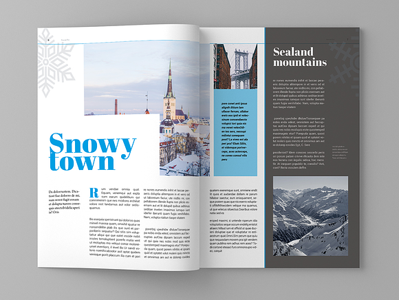 Snowfic - Magazine Template in Magazine Templates - product preview 4