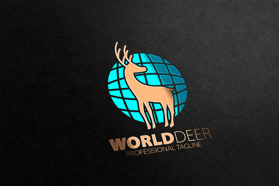 World Deer Logo in Logo Templates - product preview 8