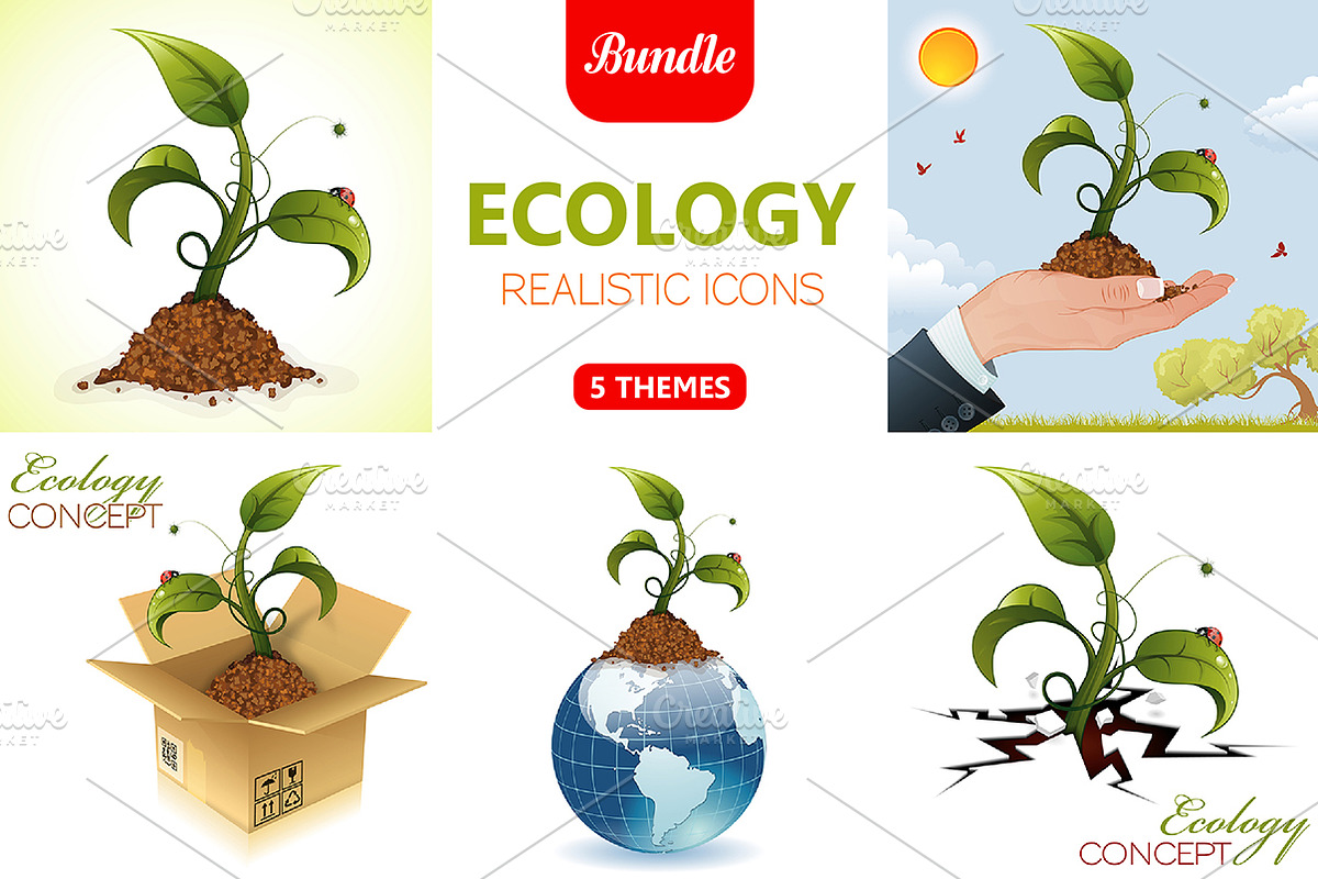 Ecology Posters in Illustrations - product preview 8