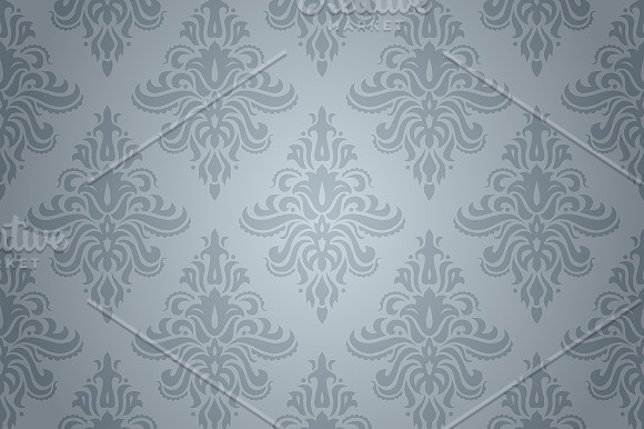 2 classic vector blue-grey pattern in Patterns - product preview 1